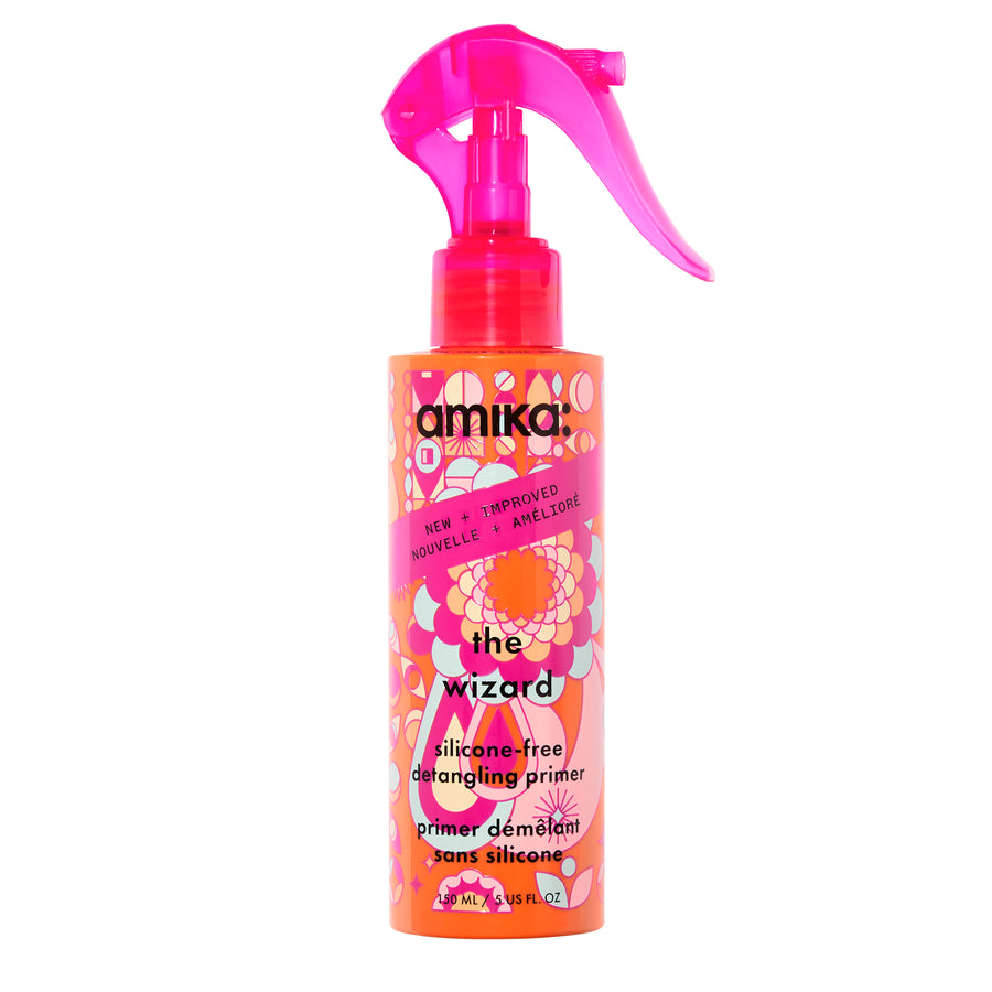 amika the wizard silicone-free detangling hair primer