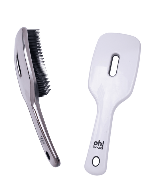 twss – OH! Flexible Travel Hair Brush– Detangling & Scalp Stimulating Brush for Wet & Dry Hair