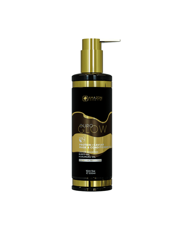 Amazon Keratin Ouro Glow Protein + Caviar Mask Conditioner