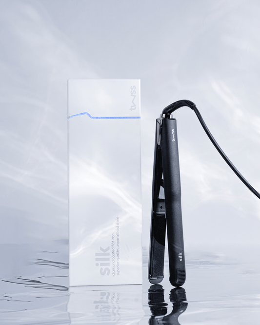 twss – Silk Nano-Diamond coated Hair Straightener–  Digital Infrared Flat Iron for Sleek, Frizz-Free Styling