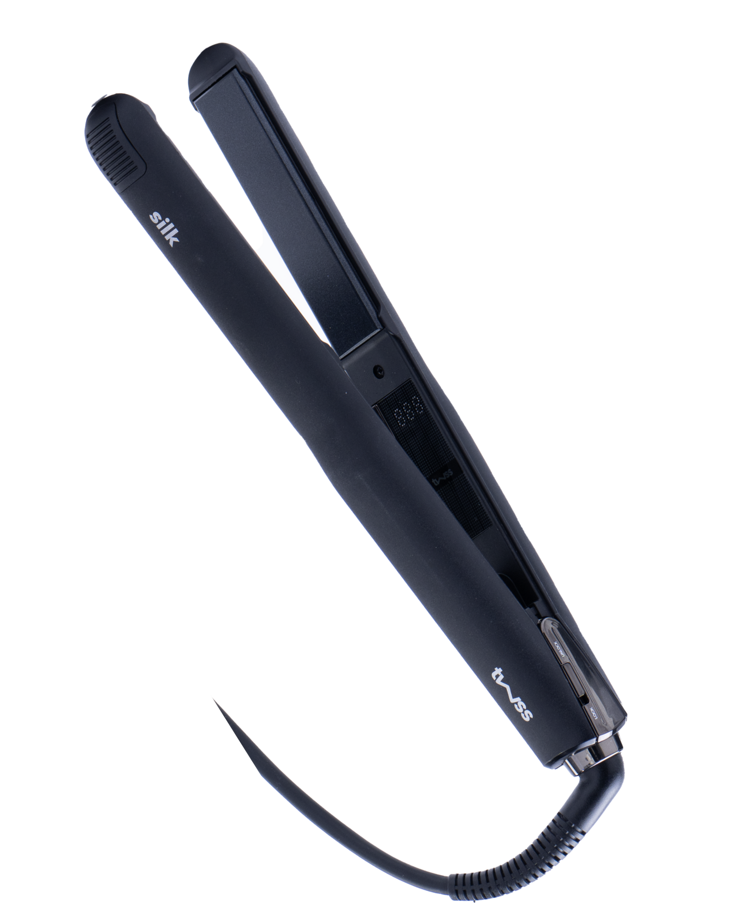 twss – Silk Nano-Diamond coated Hair Straightener– Digital Infrared Flat Iron for Sleek, Frizz-Free Styling