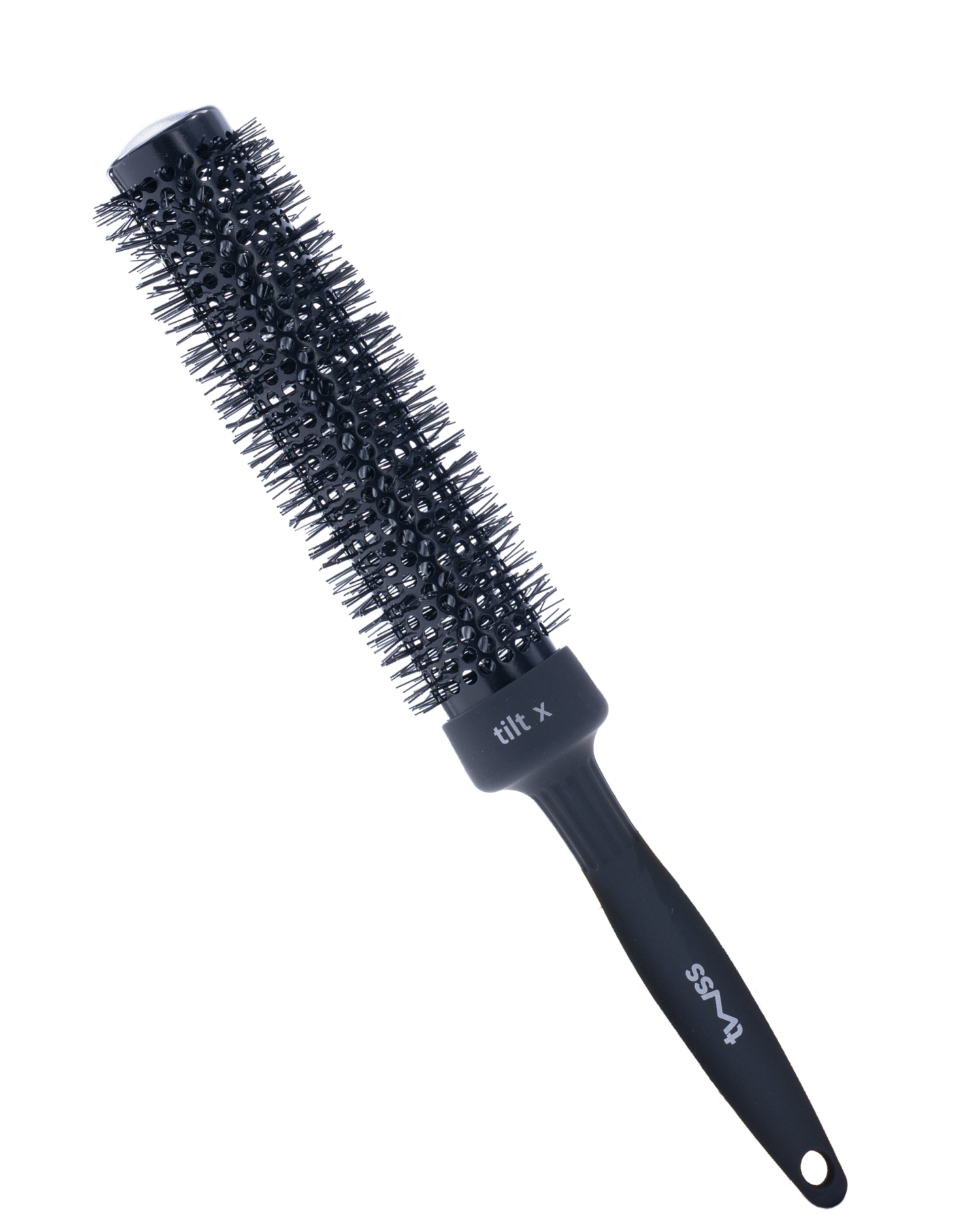 twss - Tilt-X Ceramic Blow Dry Brush– Round long barrel Brush for Fast Drying & Frizz Control