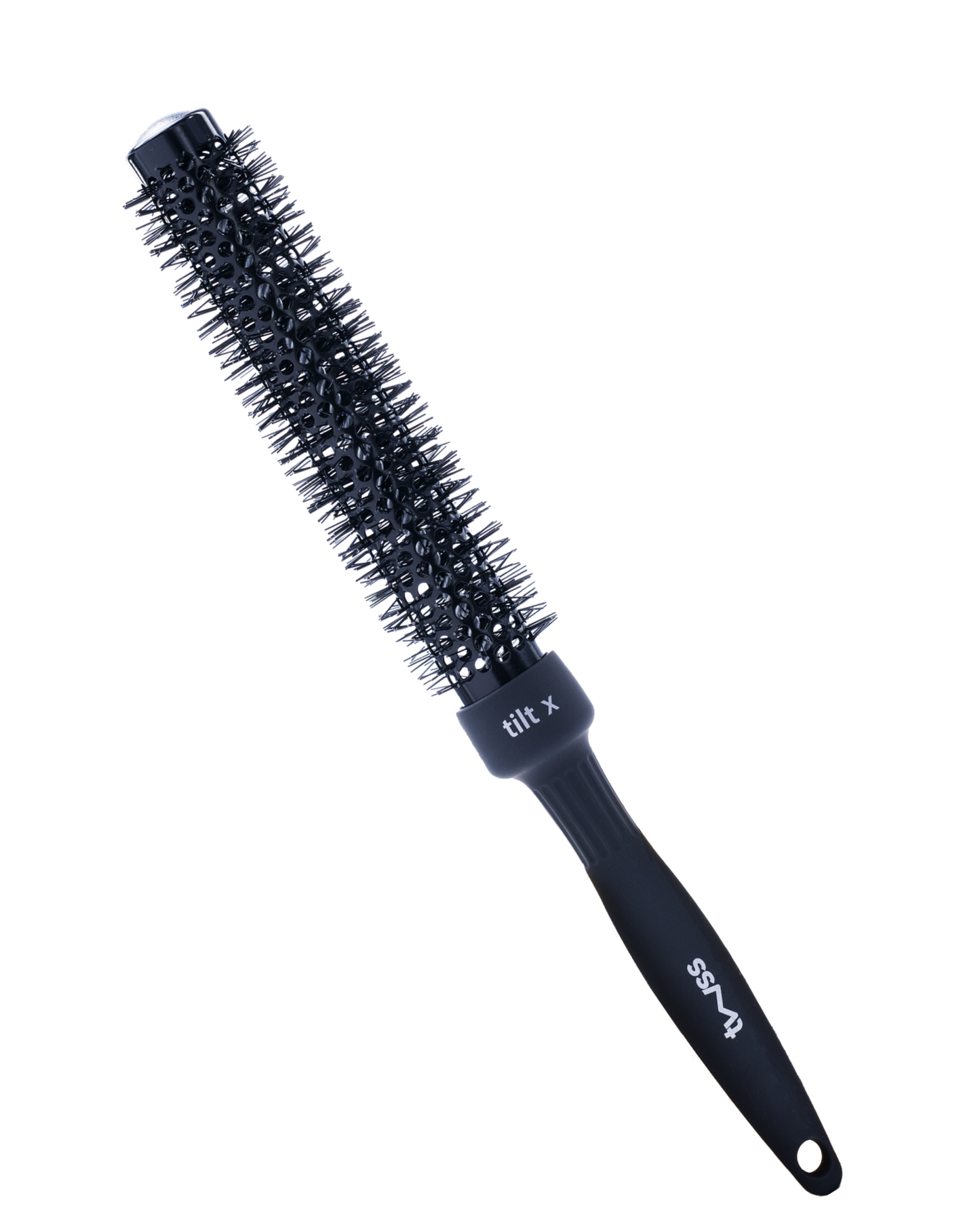 twss - Tilt-X Ceramic Blow Dry Brush– Round long barrel Brush for Fast Drying & Frizz Control