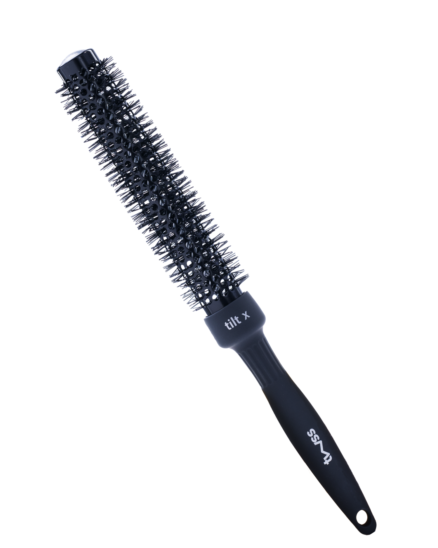 twss - Tilt-X Ceramic Blow Dry Brush– Round long barrel Brush for Fast Drying & Frizz Control