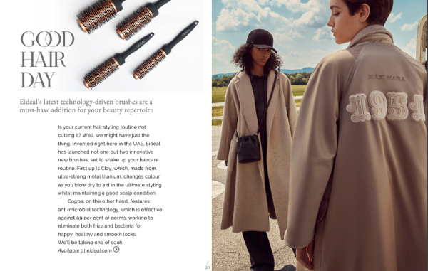 Clay and Coppa brushes featured in Mojeh!