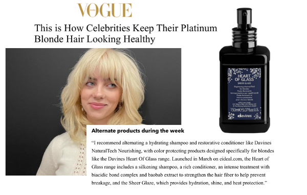 When Davines’ new launch helps celebrities maintain their blonde hair in a healthy way!