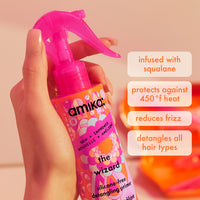 amika the wizard silicone-free detangling hair primer