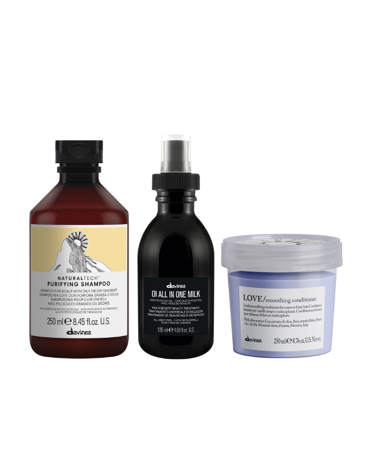Davines Dandruff & Frizzy Hair Bundle