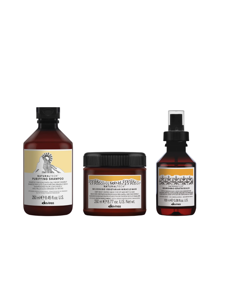 Davines Dandruff and Extremely Damaged Hair Bundle