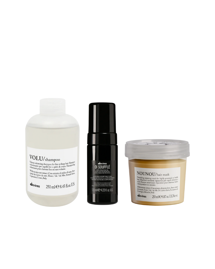 Davines Fine and Extremely Damaged Hair Bundle