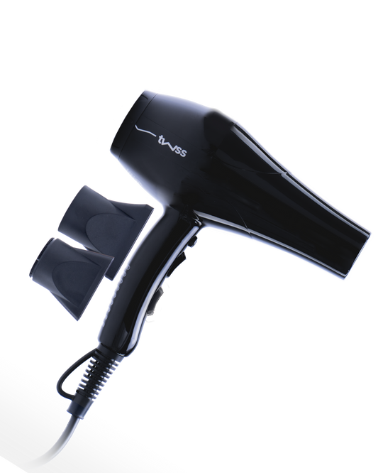 twss – Flow Professional Hair Dryer–2400W Fast Drying with Nozzles & amp, Cool Shot