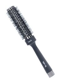 twss - Lock Titanium Round Curling Brush-Volumizing Styling Brush for Smooth Curls