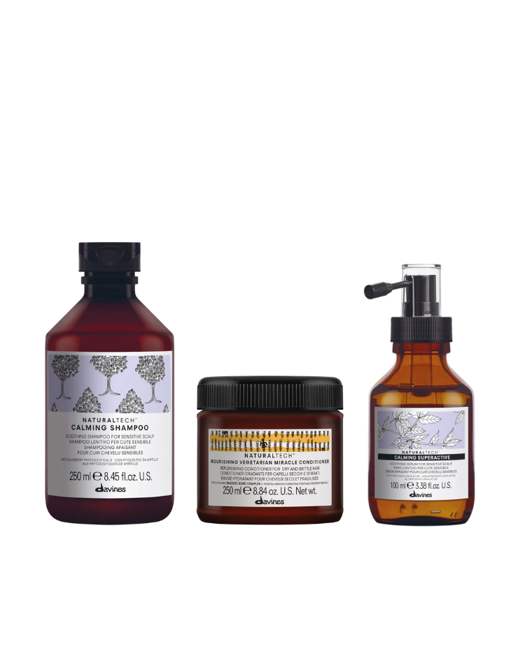 Davines Sensitive Scalp and Damaged Hair Bundle