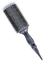 twss – Etch Wooden Round Hair Brush–Eco-Friendly Natural Bristles for Styling