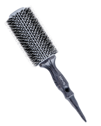 twss – Etch Wooden Round Hair Brush–Eco-Friendly Natural Bristles for Styling