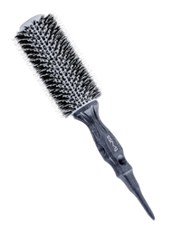 twss – Etch Wooden Round Hair Brush–Eco-Friendly Natural Bristles for Styling