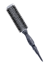 twss – Etch Wooden Round Hair Brush–Eco-Friendly Natural Bristles for Styling