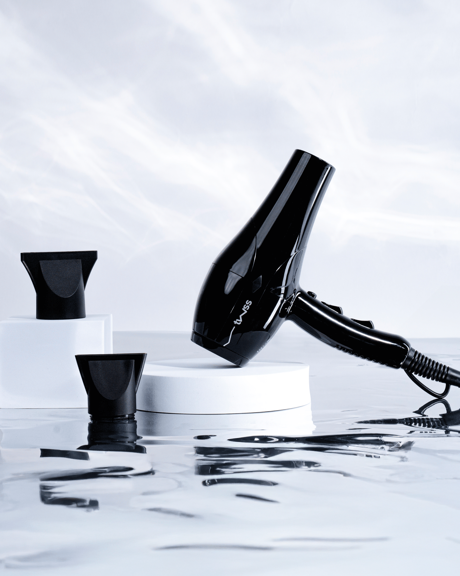 twss – Flow Professional Hair Dryer–2400W Fast Drying with Nozzles & amp, Cool Shot