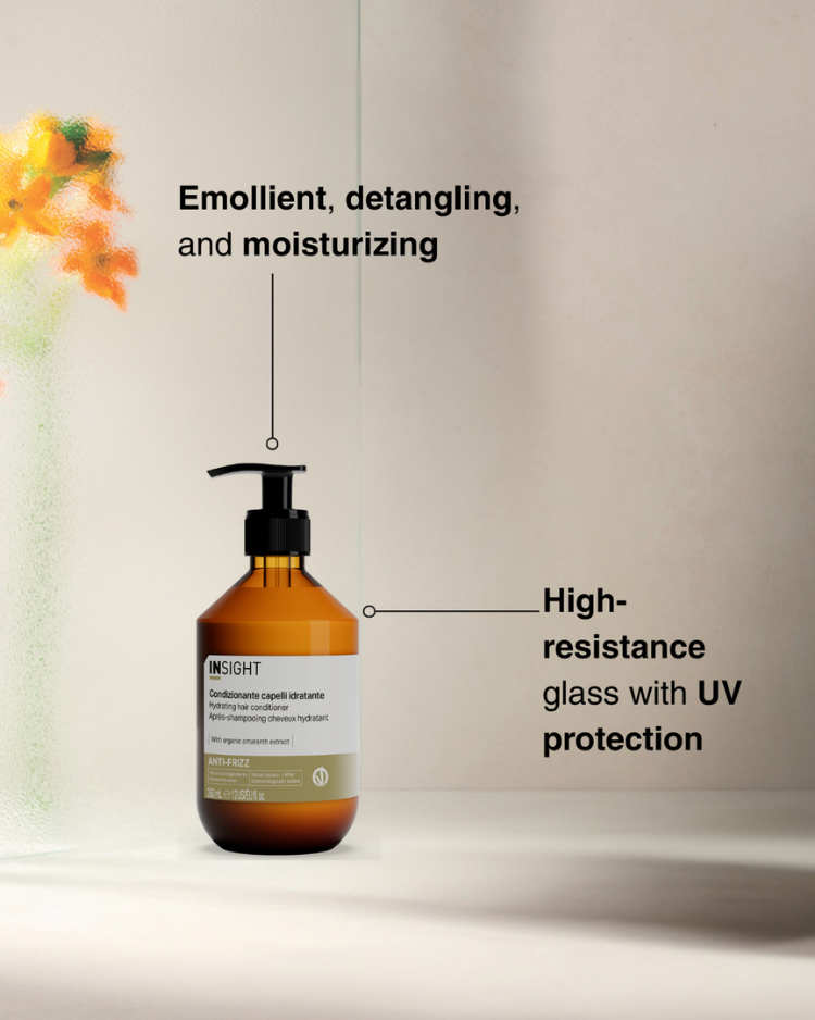 Insight Anti-Frizz Hydrating Conditioner 350ml lifestyle shot by Insight | EIDEAL