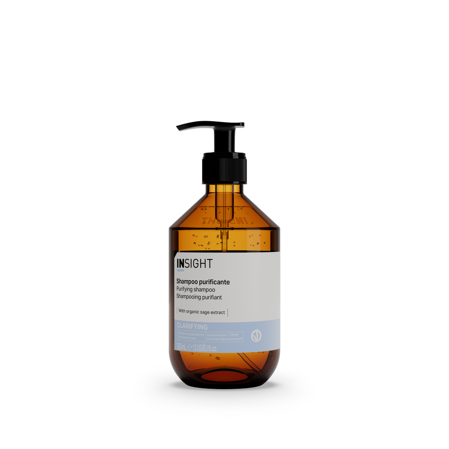 Insight Clarifying purifying shampoo 350ml front view by Insight | EIDEAL