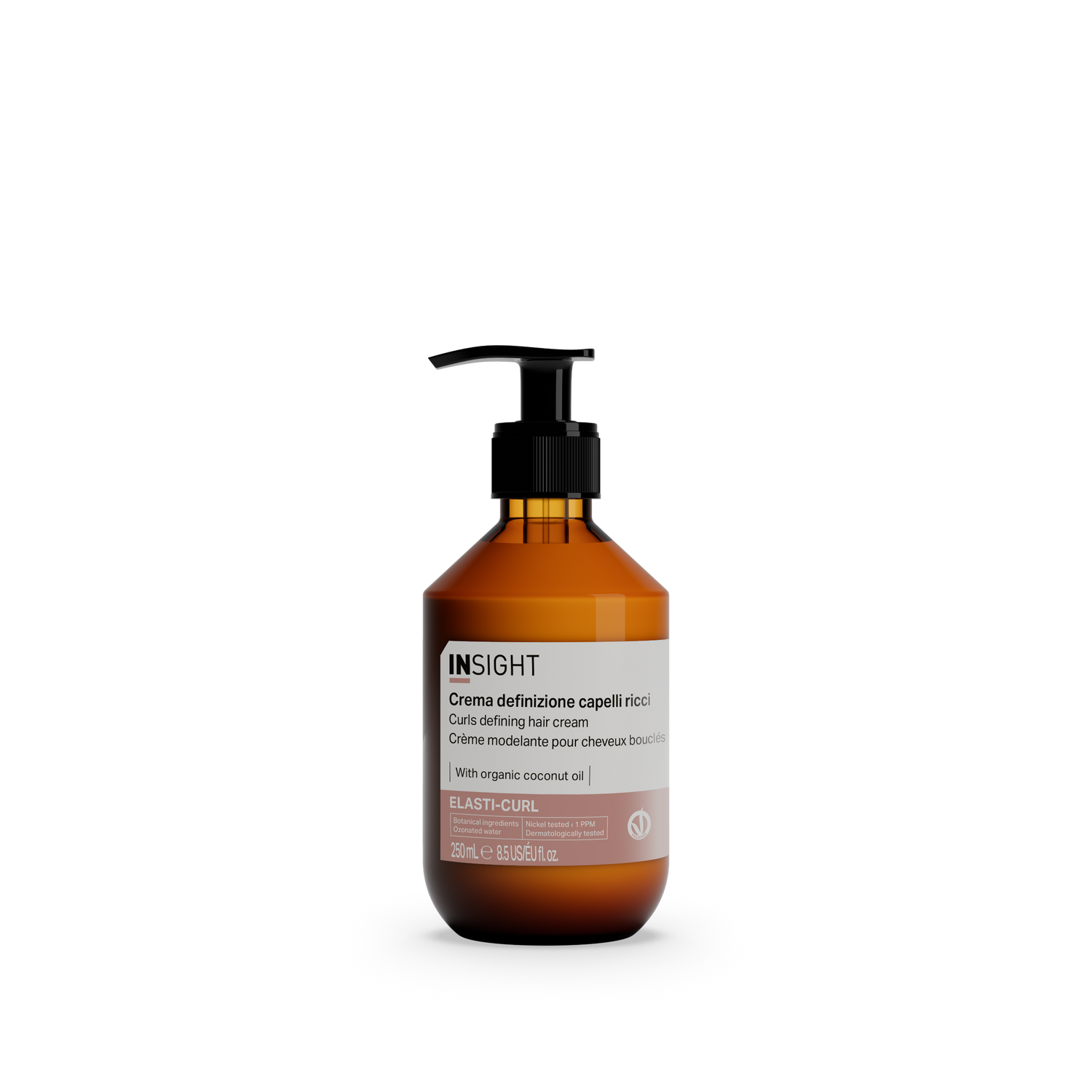 Insight Elasti-Curl Curly Hair Defining Hair Cream 250ml front view by Insight | EIDEAL