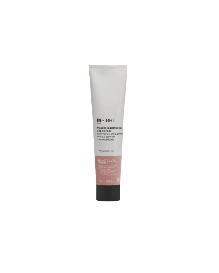 Insight Elasti-Curl Detangling Mask 200ml front view by Insight | EIDEAL