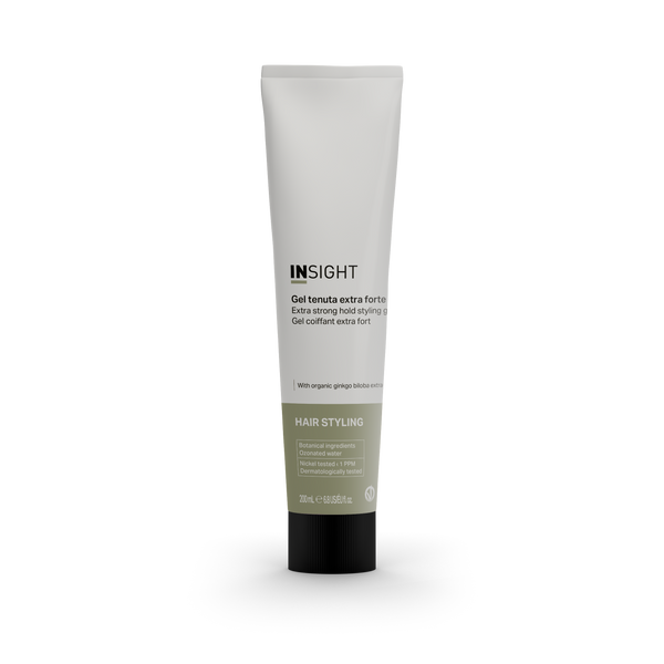 Insight Extra Strong Hold Styling Gel 200ml front view by Insight | EIDEAL
