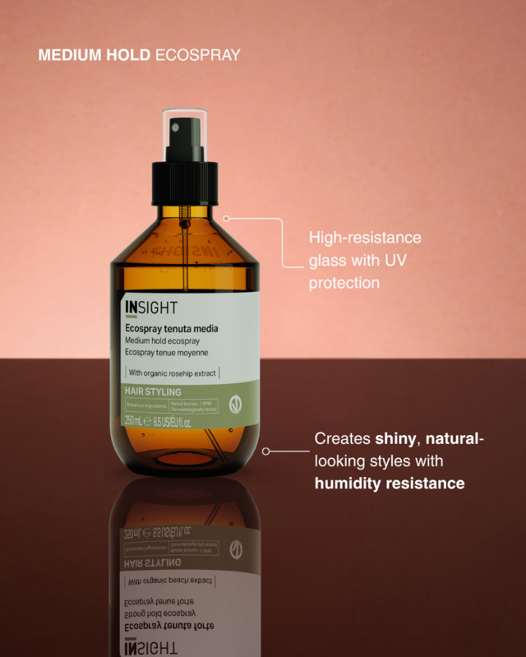 Insight Medium Hold Ecospray 250ml lifestyle shot by Insight | EIDEAL
