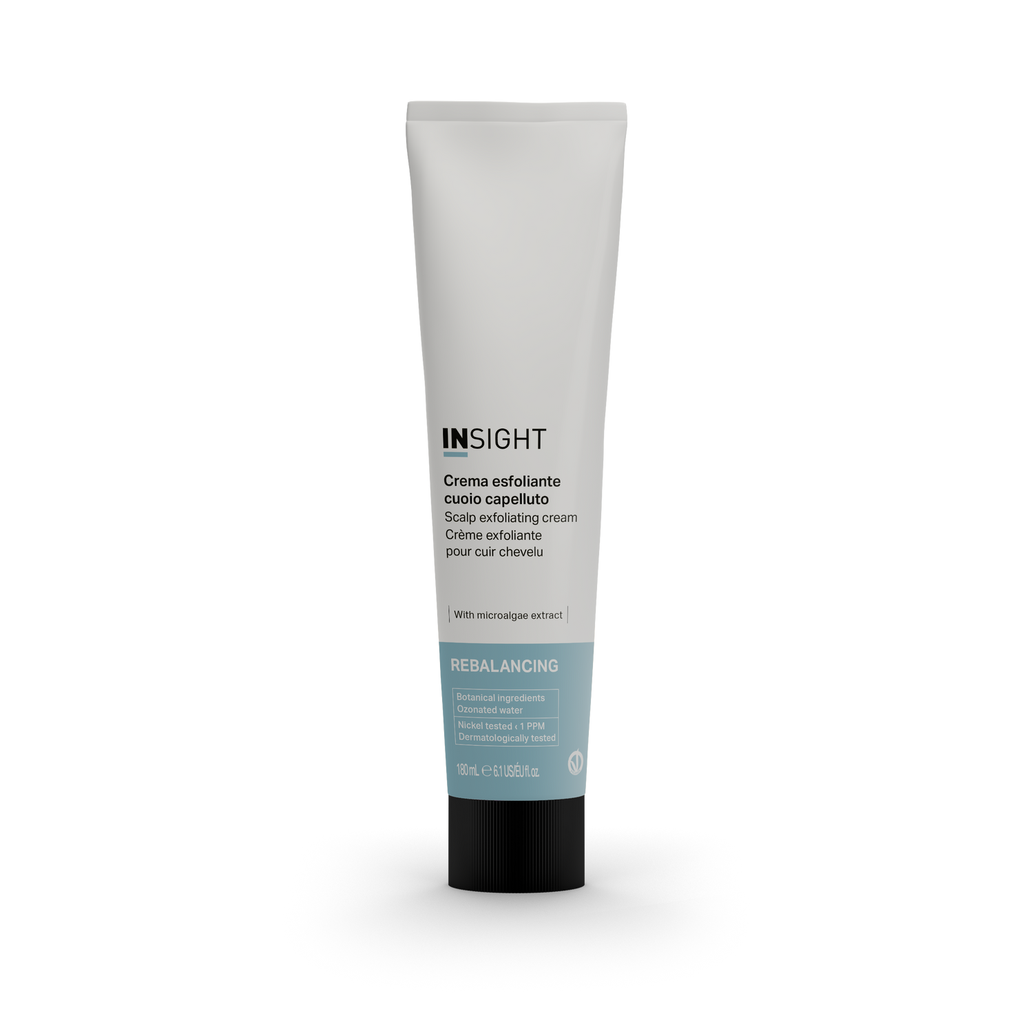 Insight Rebalancing Scalp Exfoliating Cream 180ml front view by Insight | EIDEAL