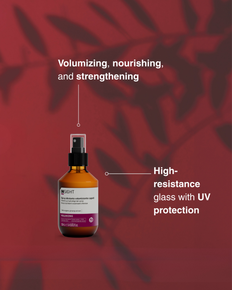 Insight Volume Up Hydrating Hair Spray 75ml lifestyle shot by Insight | EIDEAL