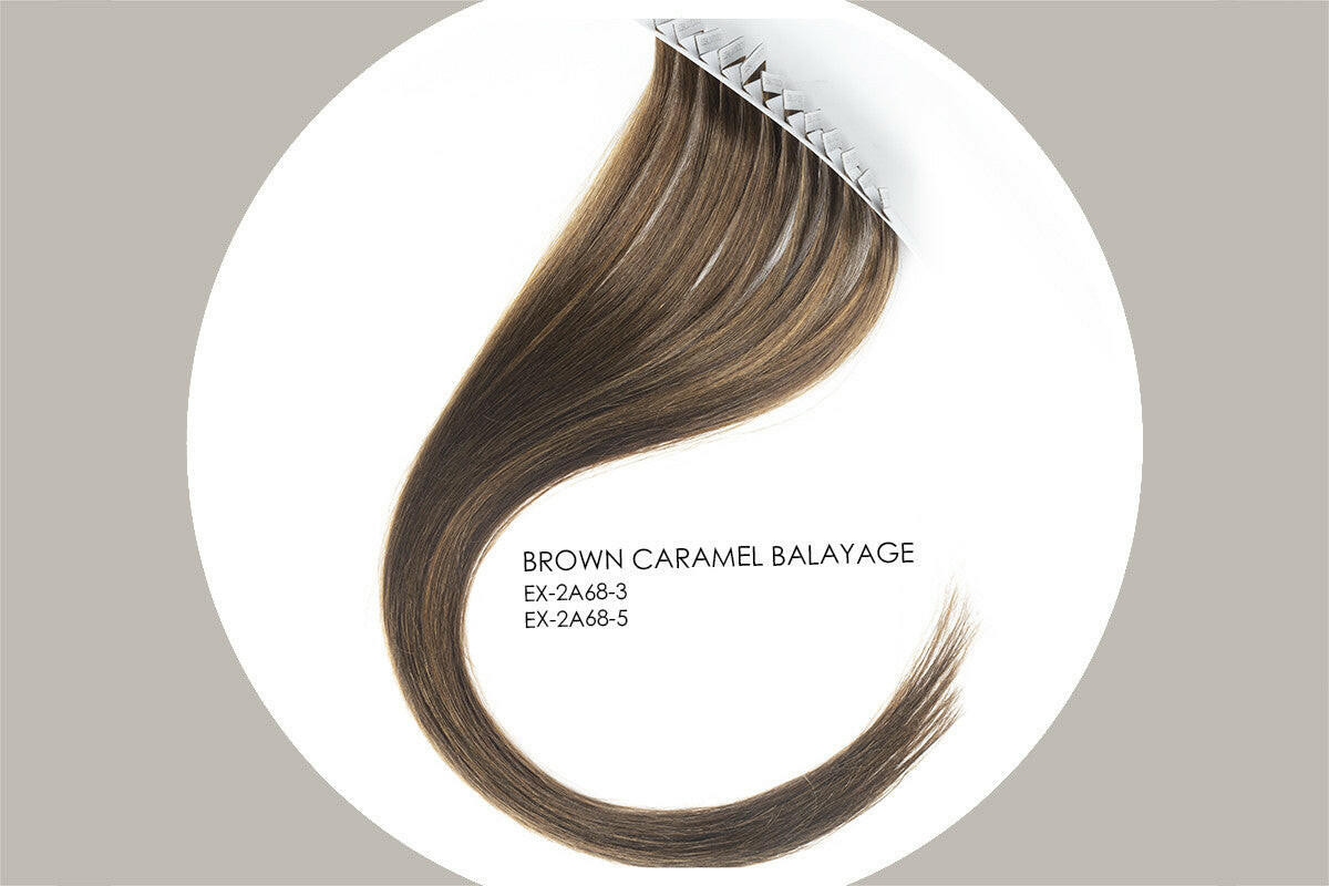 EXTENDED Brown Caramel Balayage